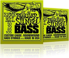 2832 Regular Slinky round Wound Bass Strings 2 Pack