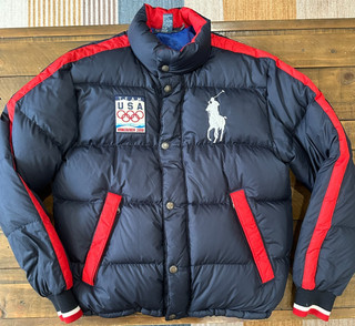 Vintage POLO RALPH LAUREN 2010 Winter Event USA Olympics Puffer Size M