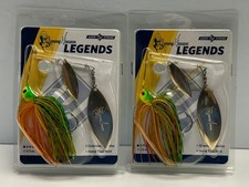 Jimmy Houston Legends Spinnerbait Lure Lot Fire Tiger