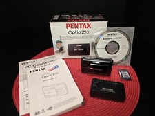 Beautiful PENTAX Optio Z10 Digital Camera 8MP W/ Charger, SD Card Box, Works