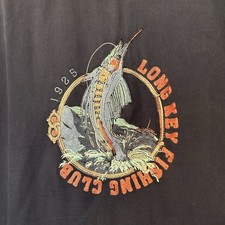 Nat Nast Mens Sz L Silk Limited Edition Embroidered Camp Shirt Long Key Fishing