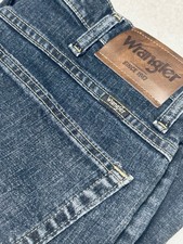 Wrangler Jeans Mens 34x30 99 Cotton 1 Spandex Denim Cowboy Medium Wash VINTAGE