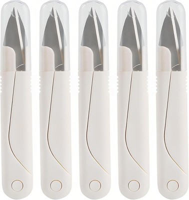5-Pa Stainl Steel Thread Cutter Scissors - Ergonomic, Versatile, and