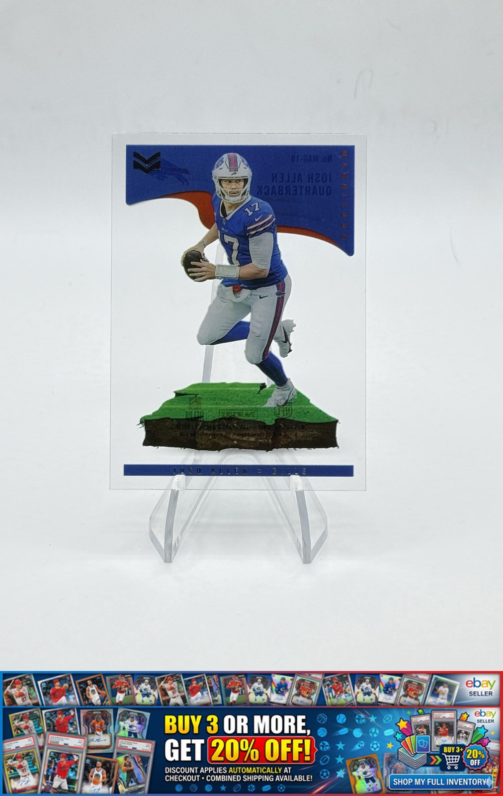 2021 Panini Chronicles Josh Allen #MAG-19 Clear Magnitude Acetate Buffalo Bills
