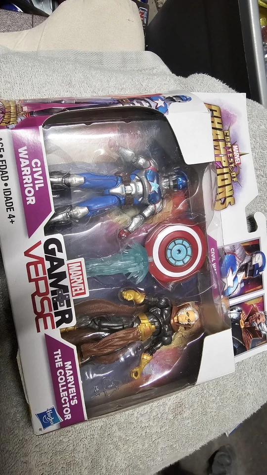 ЭКШН-ФИГУРКИ MARVEL GAMERVERSE 3,75 ДЮЙМА ГРАЖДАНСКИЙ ВОИН И КОЛЛЕКЦИОНЕР HASBRO 2017 - Изображение 2 из 3