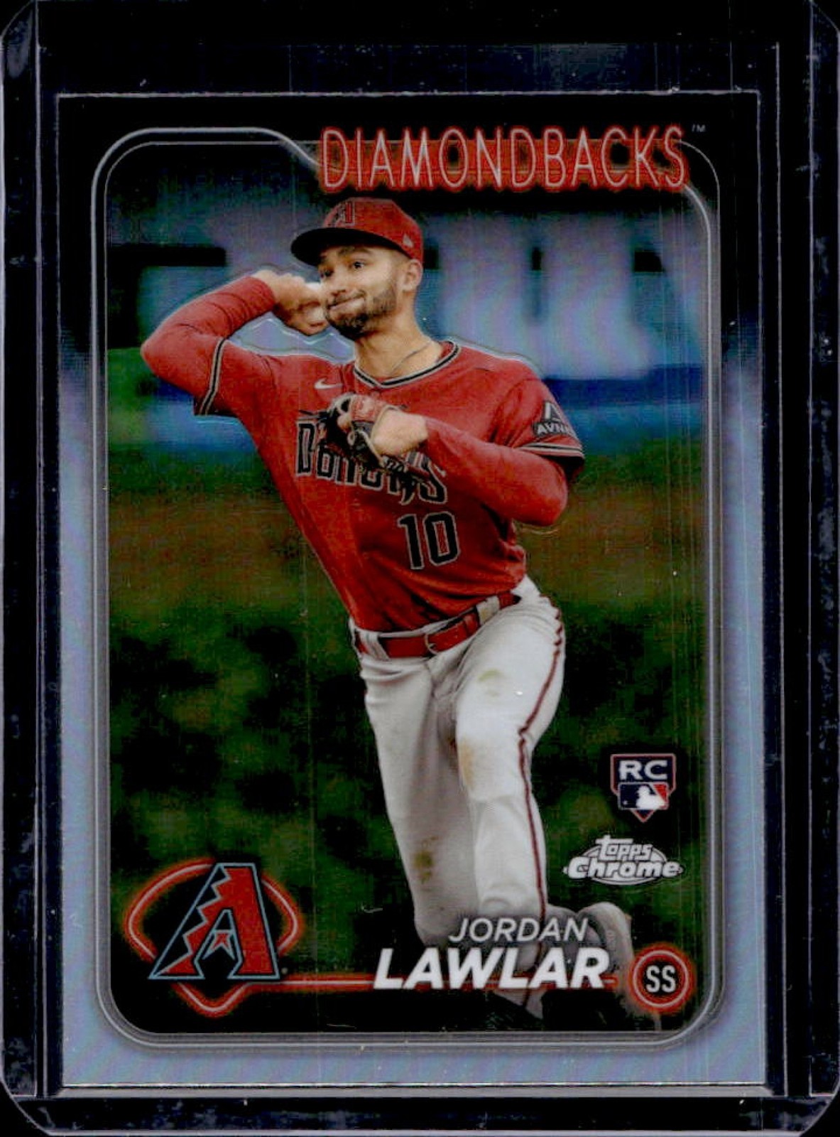 2024 Topps Chrome Jordan Lawlar RC Refractor Rookie #229 Diamondbacks