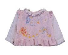 Vintage Baby CareBears Pajama Top Only Distressed Size 18 months Used As-Is