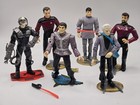  6 Vtg 1993 Star Trek Next Gen Figures Playmates Q, RIKER, Locutus, MCcoy More — photo 1