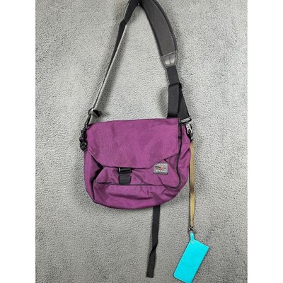 Tom Bihn Messenger Bag Purple Ballistic Nylon Absolute Shoulder Strap USA Made