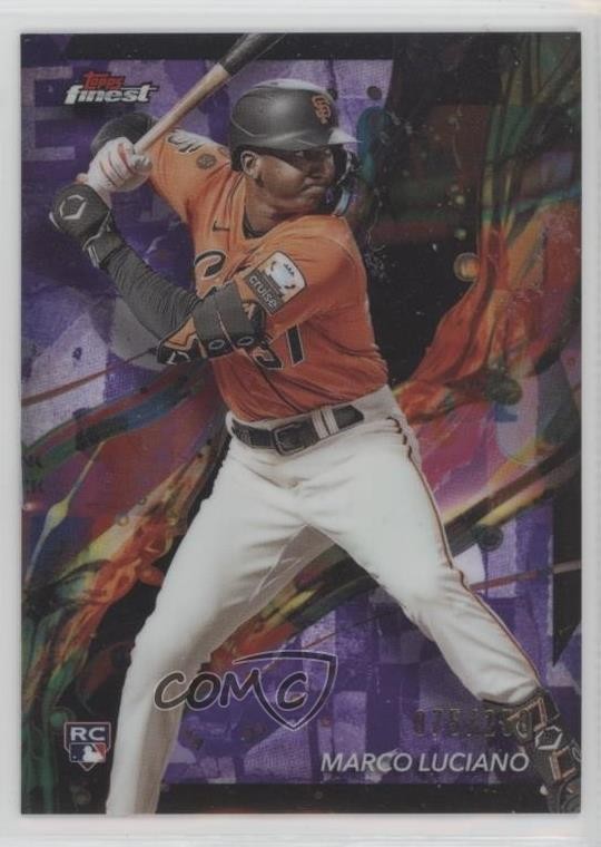 2024 Topps Finest Common Purple Refractor /250 Marco Luciano #42 1u6