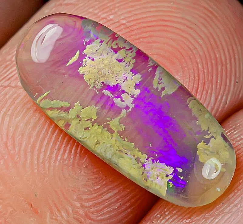 2Ct Natural Australian Lightning Ridge Opal Cab PWS403