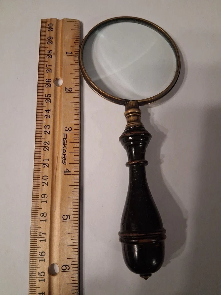 Lupa de latón antigua Foto 4 de 4