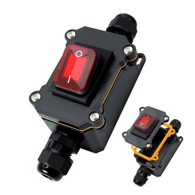 Inline Schalter, 12-24V, 20A, , mit Anzeige, Outdoor