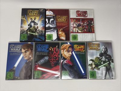Star Wars The Clone Wars Die komplette Season 1 2 3 4 5 6 + Pilotfilm DVD