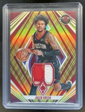 2023-24 Panini Phoenix Jalen Green Veteran Patch Gold #/10 Rockets