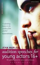 Image of Audition Speeches for Young Actors 16+ by Jean Marlow (English) Paperback Book