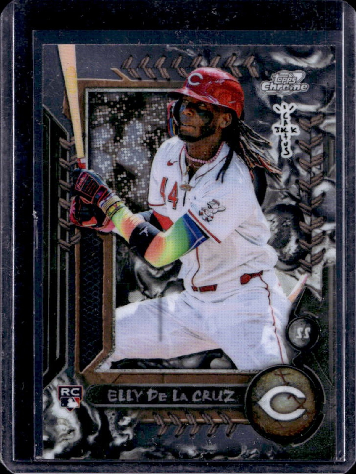 2024 Topps Cosmic Chrome x Cactus Jack Elly De La Cruz RC Rookie #18 Reds