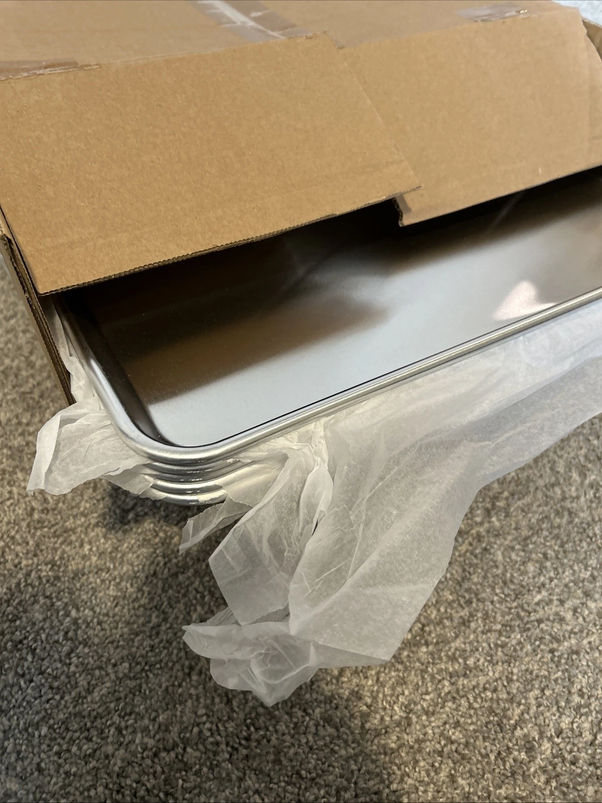 5 Pack New Full Aluminium Sheet Pan 18 Inch X 26 Inch Reinforced Edge