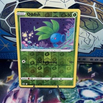 Oddish 001/159 Crown Zenith Reverse Holo