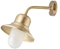 AußEn Wandleuchte Aus Messing Glas Weiß Maritim Rostfreie Lampe Haus Hof