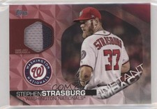 2018 Topps Instant Impact Relics Red 3/25 Stephen Strasburg #IIR-SS jc3