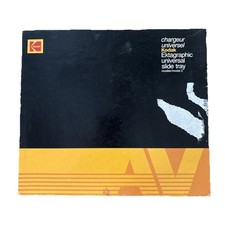 Kodak Ektagraphic Universal Slide Tray Model 2 - 80 Carousel Red Vintage