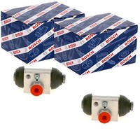 2X Bosch Radbremszylinder 20,6Mm Passend FüR CitroËN C-ELYSEE C3 C4 Opel Corsa