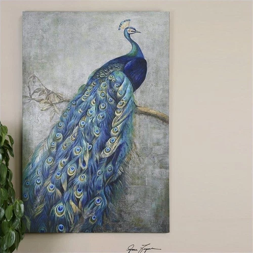 Uttermost Proud Papa Traditional Wood Hand Painted Art in Multi-Color - Picture 1 of 2