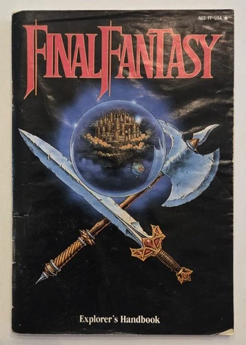 Nintendo Final Fantasy Explorer's Handbook NES 1990 80 Page Booklet No Writing 