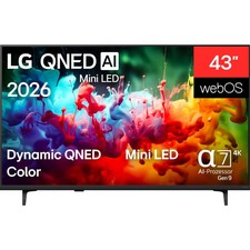 LG 43QNED72B6B QNED TV LG QNED TV 43 Zoll Fernseher UHD 4K Schwarz