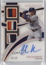 2022 Panini Immaculate Holo Silver 16/25 Chas McCormick #RTMS-CM Auto 11pj