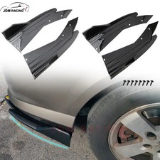 Universal Carbon Fiber Rear Bumper Spoiler Lip Anti-Crash Diffuser Side Skirt