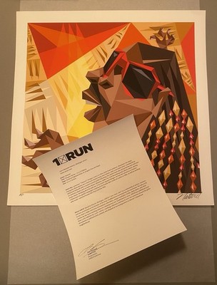 Naturel Picasso Stevie Wonder Art Print Signed AP Artist Proof LOP