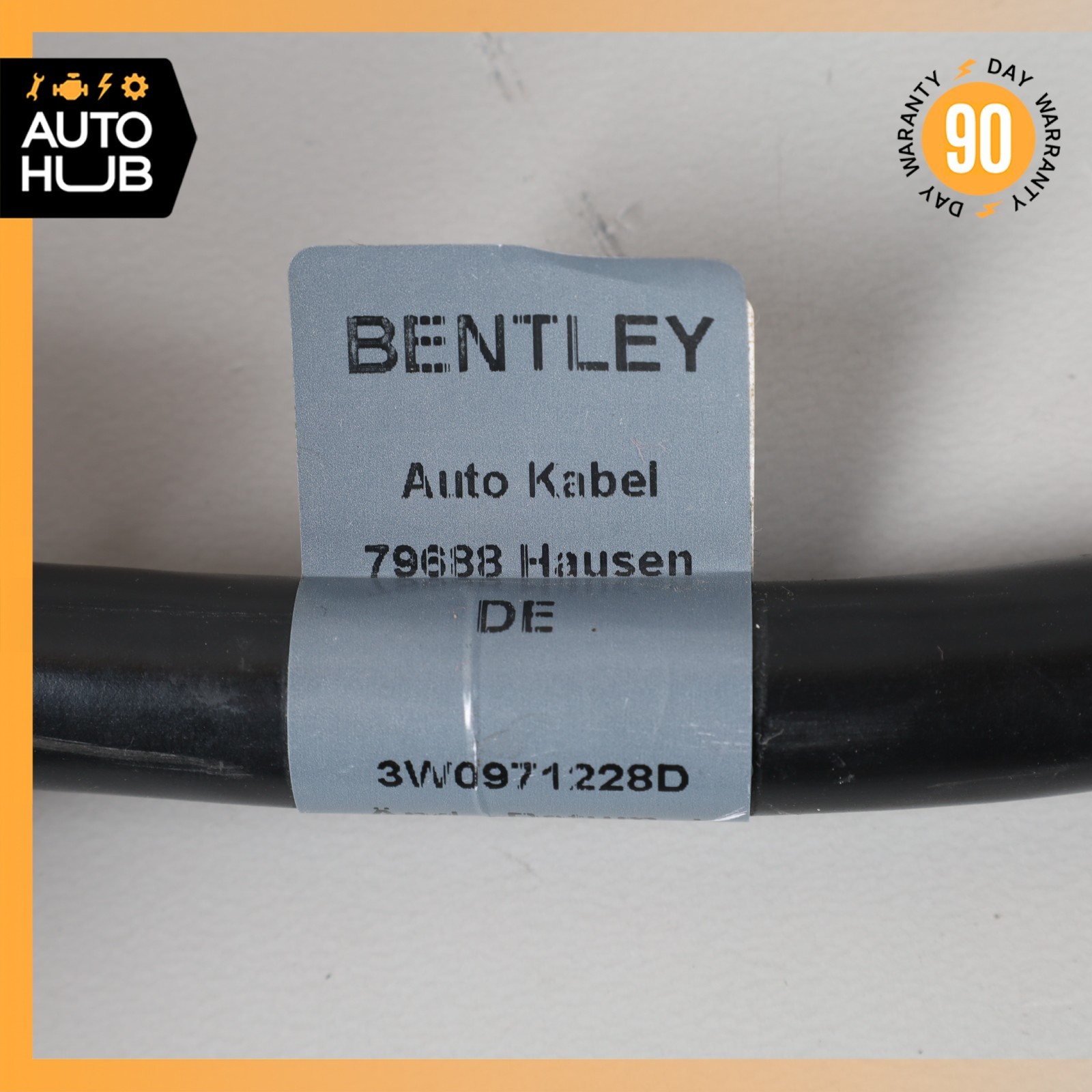 04-08 Bentley Continental GT Positive Battery Cable Harness 3W0971228D OEM