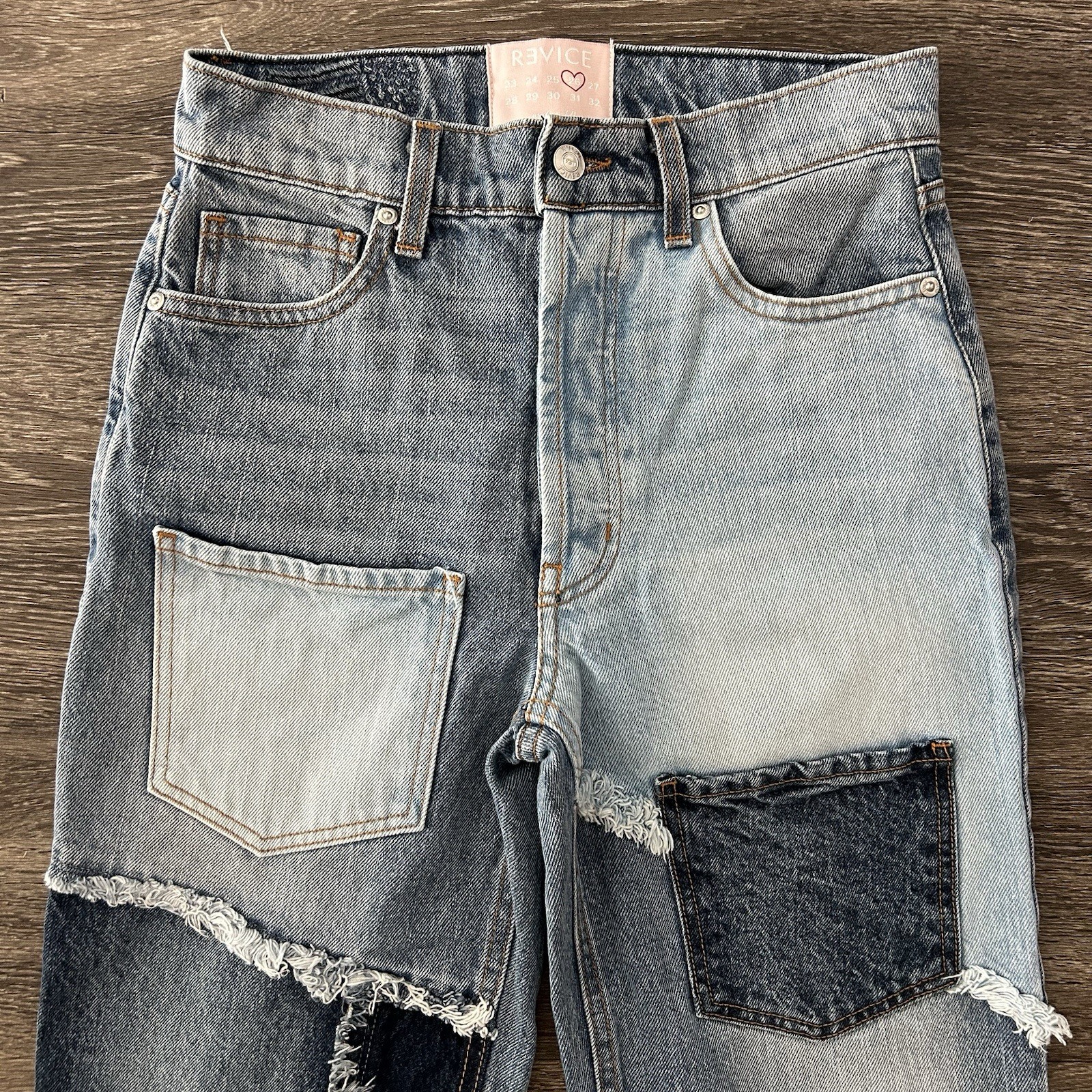 Revice High Waisted Patchwork Matchmaker Love At … - image 3