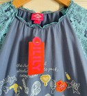 Oilily KIND Blue Designer Travel Theme Shirt NWT Rare Girls 140 9 10 $78 — photo 3