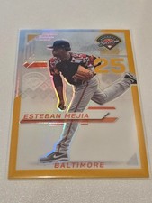 2025 Panini Prospect Edition- Esteban Mejia Gold Holo Ticket #40 /10