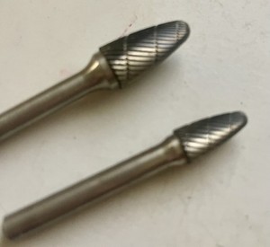 Dental Burs:  Acrylic Finishing Burs- 2 Sizes, NEW, I Retired! 