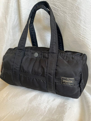 PORTER Yoshida Mini Duffle Bag Black Mini Boston Handbag Japan | eBay