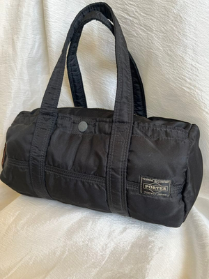 PORTER Yoshida Mini Duffle Bag Black Mini Boston Handbag Japan | eBay