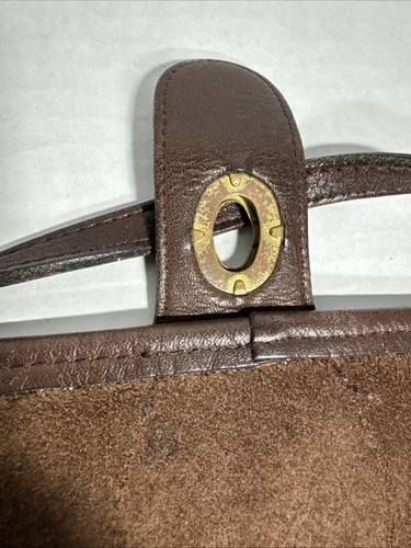 Borsa a tracolla Coach vintage in pelle marrone stazione senza borsa fob made in USA fine anni 80? - Foto 18 di 24
