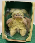 1984 Cabbage Patch Yellow Lemon Hair Blue Eyes Pacifier Girl HM4 IC Factory READ