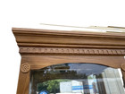 65590     PAIR   of    Matching    Oak Curio China Cabinets — photo 4
