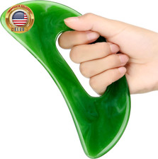 Gua Sha Massage Tool with Handle Resin Massage Tools Lymphatic Drainage Massager