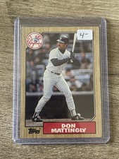 1987 MLB Topps | Don Mattingly | #500 | New York Yankees