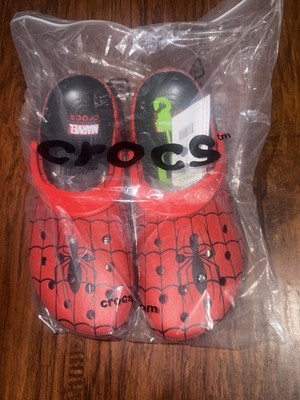 Crocs Spiderman Red Color Unisex Adult  USA Size M10/w12