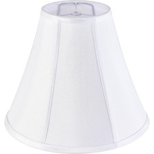 Bell Lamp Shades White Medium Lamp Shade 6" Top x 13" Bottom x 9.8" High Spid...