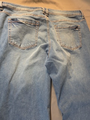 The Perfect Jean NYC Denim Mens Size 40x29 Athletic Fit Blue Dark Wash Stretch - Picture 5 of 7