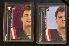 2024 Totally Certified #3 Drake Maye Rookie Portraits Mirror Purple /199 + Base