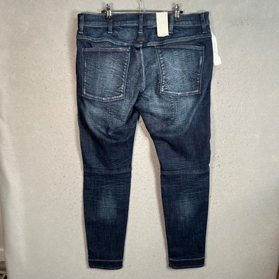 G-Star Raw 5620 3D Zip Knee Skinny Jeans Dark Wash Denim Mens Size